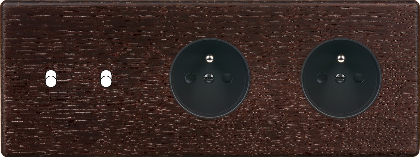 MODELEC - Façade Hitera Chene Fonce Triple Horizontale B2 PC Pc