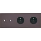 MODELEC - Façade Désir Anthracite Mat Triple Horizontale B2 PC Pc