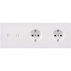 MODELEC - Façade Désir Blanc Mat Triple Horizontale B2 PCK Pck