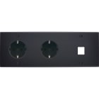 MODELEC - Façade Confidence Laiton Noir Mat Triple Horizontale Pckpckm1 V