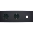 MODELEC - Façade Confidence Laiton Noir Mat Triple Horizontale PCK Pck M1