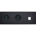 MODELEC - Façade Confidence Laiton Noir Triple Horizontale PC Pc M1