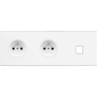 MODELEC - Façade Confidence Laiton Blanc Triple Horizontale PC Pc M1