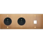 MODELEC - Façade Confidence Laiton Vieux Bronze Triple Horizontale PC Pc M1 à Vis