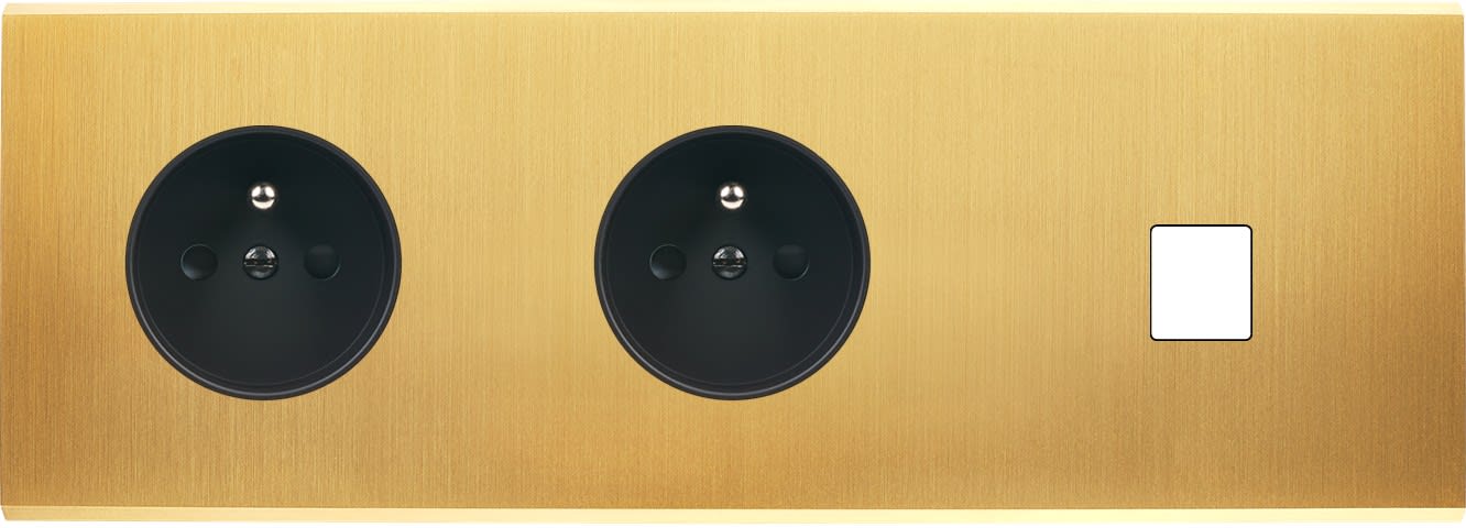 MODELEC - Façade Confidence Laiton Sat Triple Horizontale PC Pc M1