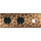 MODELEC - Façade Fascination Laiton Onde Triple Horizontale PCK Pck M1