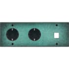 MODELEC - Façade Fascination Laiton Jade Triple Horizontale Pckpckm1 V