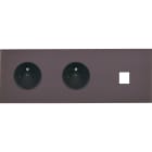 MODELEC - Façade Désir Anthracite Mat Triple Horizontale PC Pc 1 Media