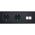MODELEC - Façade Confidence Laiton Noir Mat Triple Horizontale PCK Pck M2