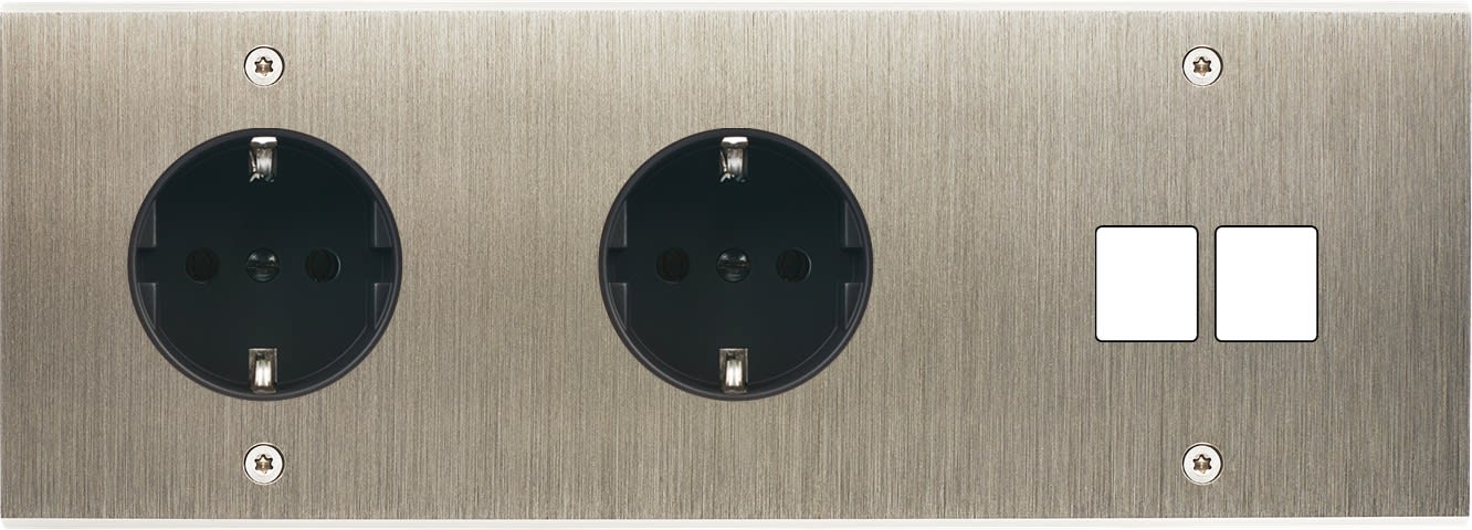 MODELEC - Façade Confidence Laiton Acier Triple Horizontale Pckpckm2 V