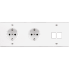MODELEC - Façade Confidence Laiton Blanc Triple Horizontale Pckpckm2 V