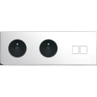MODELEC - Façade Confidence Laiton Chrome Triple Horizontale PC Pc M2