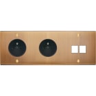 MODELEC - Façade Confidence Laiton Vieux Bronze Triple Horizontale PC Pc M2 à Vis