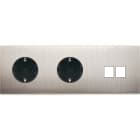 MODELEC - Façade Confidence Laiton Nickel Satine Triple Horizontale Pckpckm2