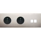 MODELEC - Façade Confidence Laiton Nickel Satine Triple Horizontale PC Pc M2