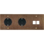 MODELEC - Façade Fascination Laiton Coslan Triple Horizontale Pckpckm2 V