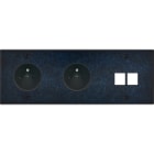 MODELEC - Façade Fascination Laiton Ombre Triple Horizontale PC Pc M2 à Vis