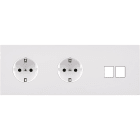 MODELEC - Façade Désir Blanc Mat Triple Horizontale PCK Pck M2
