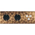 MODELEC - Façade Fascination Laiton Onde Triple Horizontale Pckpckc3 V