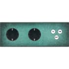 MODELEC - Façade Fascination Laiton Jade Triple Horizontale PCK Pck C3