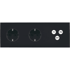 MODELEC - Façade Désir Noir Mat Triple Horizontale PCK Pck C3