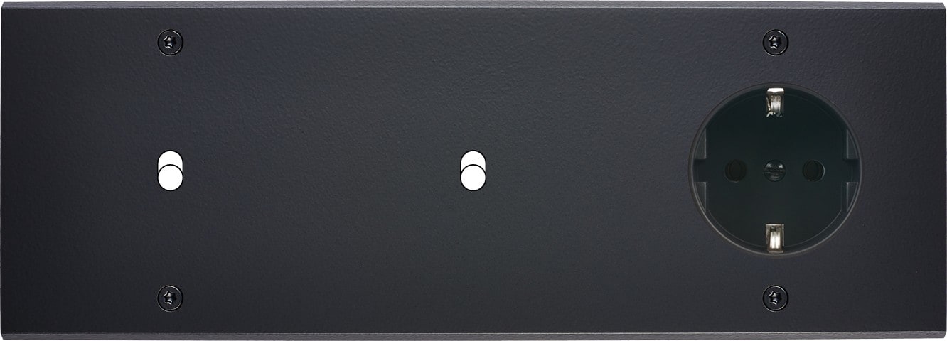 MODELEC - Façade Confidence Laiton Noir Mat Triple Horizontale B1 B1 PCK V