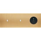 MODELEC - Façade Confidence Laiton Brosse Triple Horizontale 1 Basculeur 1 Basculeur PC