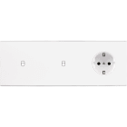 MODELEC - Façade Confidence Laiton Blanc Triple Horizontale B1 B1 Pck