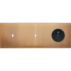 MODELEC - Façade Confidence Laiton Bronze Triple Horizontale 1 Basculeur 1 Basculeur PC
