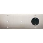 MODELEC - Façade Confidence Laiton Nickel Satine Triple Horizontaleb1B1Pck V