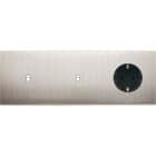 MODELEC - Façade Confidence Laiton Nickel Satine Triple Horizontale B1B1Pck