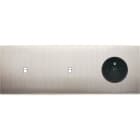 MODELEC - Façade Confidence Laiton Nickel Satine Triple Horizontale B1 B1 Pc