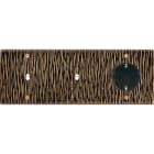 MODELEC - Façade Fascination Laiton Fauve Triple Horizontale B1B1Pck V
