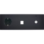 MODELEC - Façade Confidence Laiton Noir Mat Triple Horizontale PCK M1 C1 à Vis