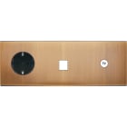 MODELEC - Façade Confidence Laiton Vieux Bronze Triple Horizontale PCK M1 C1 Magnetique