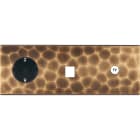 MODELEC - Façade Fascination Laiton Onde Triple Horizontale PCK M1 C1