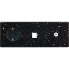 MODELEC - Façade Hitera Terrazzo Noir Triple Horizontale PCK M1 C1