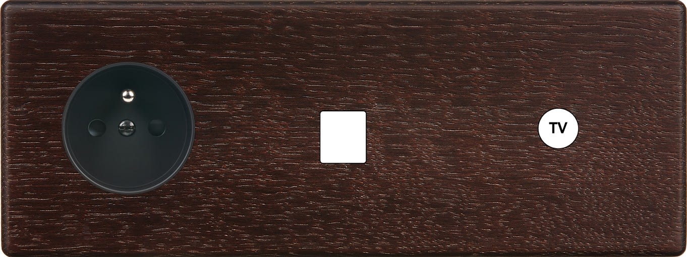 MODELEC - Façade Hitera Chene Fonce Triple Horizontale PC M1 C1