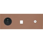 MODELEC - Façade Désir Moka Mat Triple Horizontale PC M1 C1