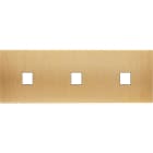 MODELEC - Façade Confidence Laiton Brosse Triple Horizontale M1 M1 M1