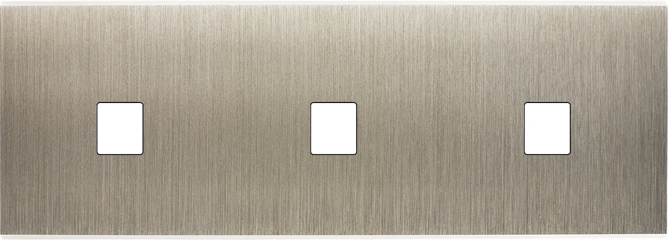 MODELEC - Façade Confidence Laiton Acier Triple Horizontale M1 M1 M1