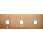 MODELEC - Façade Confidence Laiton Vieux Bronze Triple Horizontale M1 M1 M1 à Vis