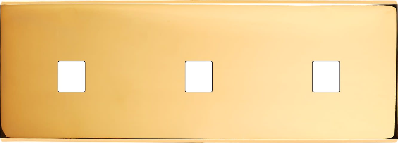 MODELEC - Façade Confidence Laiton Or Miroir Triple Horizontale M1 M1 M1