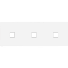 MODELEC - Façade Confidence Laiton Blanc Email Triple Horizontale M1 M1 M1