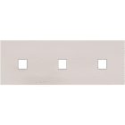 MODELEC - Façade Désir Gris Perle Mat Triple Horizontale 1 Media 1 Media 1 Media