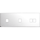 MODELEC - Façade Confidence Laiton Chrome Triple Horizontale M1 M1 M2