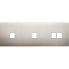 MODELEC - Façade Confidence Laiton Nickel Satine Triple Horizontale M1 M1 M2