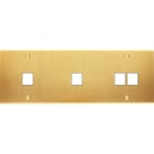 MODELEC - Façade Confidence Laiton Satine Triple Horizontale M1 M1 M2 à Vis