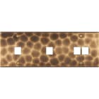 MODELEC - Façade Fascination Laiton Onde Triple Horizontale M1 M1 M2 à Vis