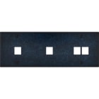 MODELEC - Façade Fascination Laiton Ombre Triple Horizontale M1 M1 M2 à Vis